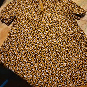 Old Navy Dress 4T leaopard